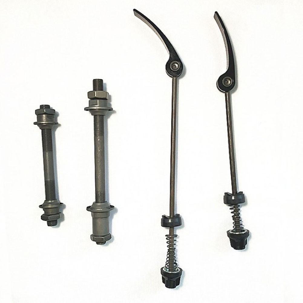 Bike Axle Quick Release Front Rear Bicycle Axle Skewer Set Front Rear