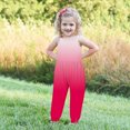 thumbnail image 2 of Odeerbi 1-6 Years Toddler Girls Summer Jumpsuit Gradient Camisole Romper Casual Breathable Comfortable Overalls Strap Bib Overall Pants Playsuit, 2 of 6