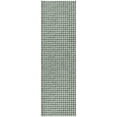 thumbnail image 2 of Addison Rugs Dream Shag Premium Machine Washable Transitional Houndstooth Green Runner Rug, 2'3" x 7'6", 2 of 8