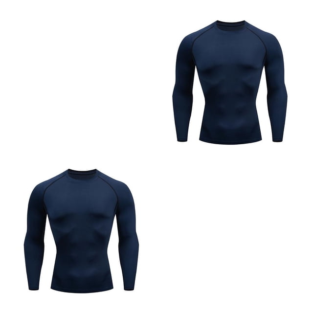 Minnieouse Ropa interior térmica para hombre Medias de secado rápido Esquí Correr Ropa deportiva de compresión cálida para motocicleta Type2 NO2