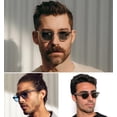 thumbnail image 2 of Anteojos de sol Gtand vintage retro redondos tintados UV400 46mm unisex, 2 of 6