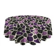 thumbnail image 2 of Design Pattern Round Tablecloth 60 Inch – Waterproof Polyester Table Cover with Full Print Design, Wrinkle Resistant & Washable for Kitchen Dining Party Decor, 2 of 6