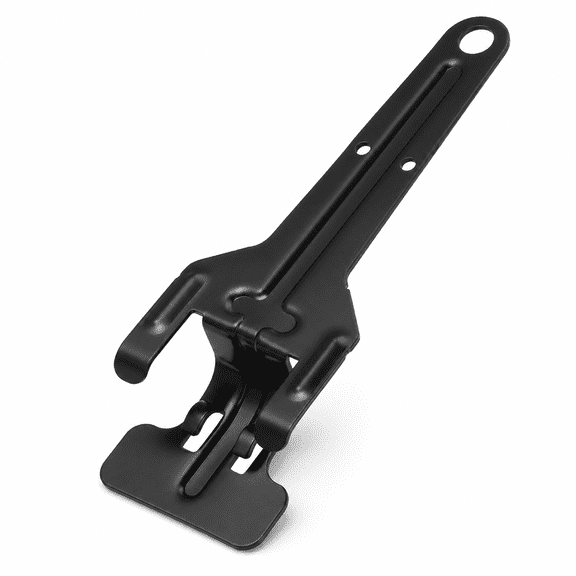 ABCISI Oven Tray Gripper Handle, Stainless Steel Hot Tray Oven Gripper Clip with Ergonomic Long Handle for Safe Heat Resistant Pan Extraction, Kitchen Gadget, Black