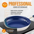 thumbnail image 3 of Non-Stick Frying Pan 8" \u2013 Ceramic Skillet, Induction Compatible, Oven Safe Omelette Pan, Easy to Clean \u2013 Durable & Long Lasting Non-Stick Coating, Small Frying Pan for Home Cooking, 3 of 8