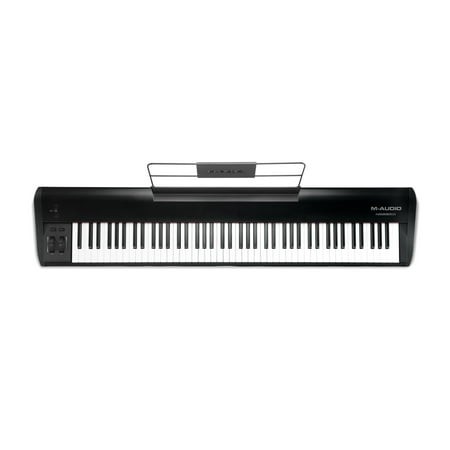 M-Audio Hammer 88 Velocity-Sensitive Fully-Weighted 88-Keys Keyboard Controller with USB -MIDI Connection and Multiple Keyboard Zones
