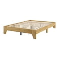 thumbnail image 4 of CorLiving Aiko Light Brown Engineered Wood Full Size Platform Bed Frame, 4 of 11