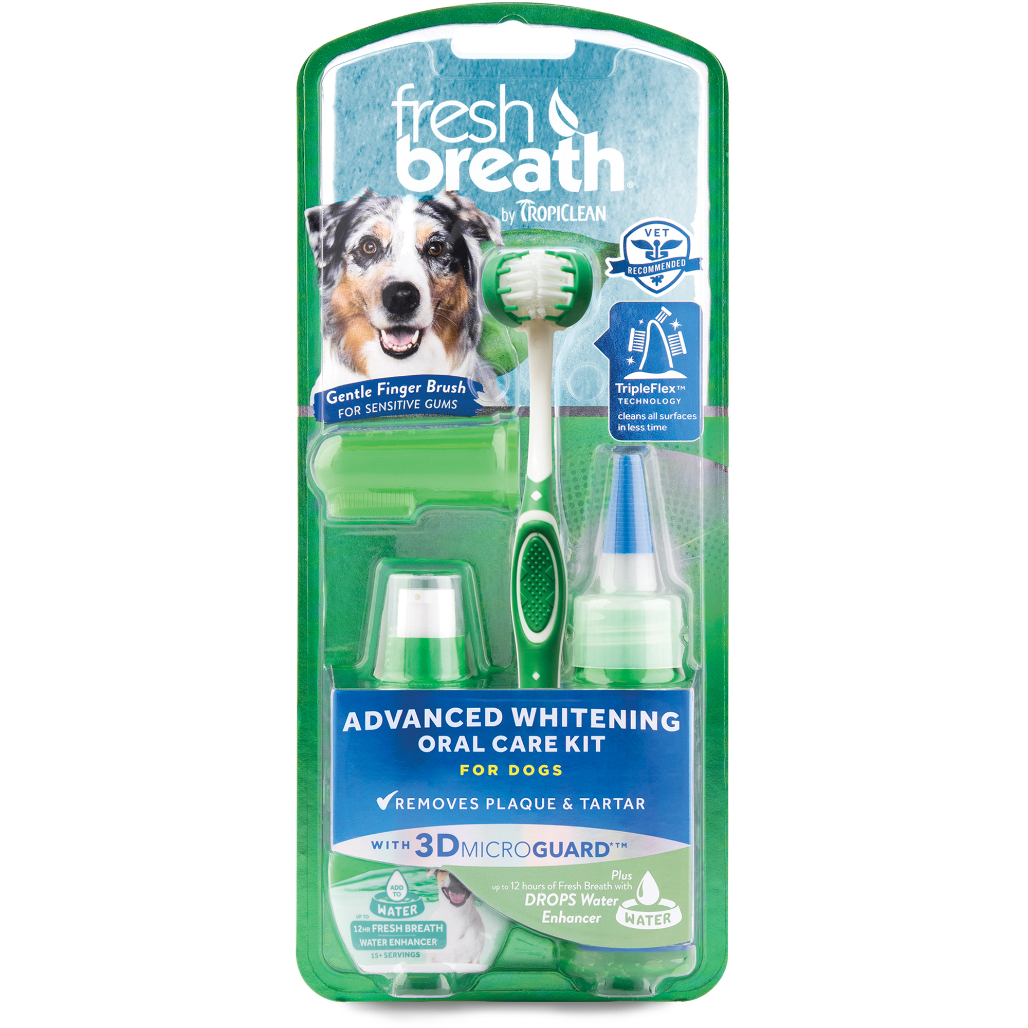 Fresh Breath by TropiClean Large Dog Breed Advanced Whitening Oral Care