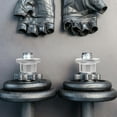 thumbnail image 2 of OULII 1Pair Barbell Self-Locking Nut Cast Iron Barbell Lock Collar for Household Use, 2 of 8