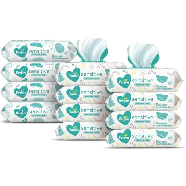 Baby Wipes, Pampers Sensitive Water Based Baby Diaper Wipes