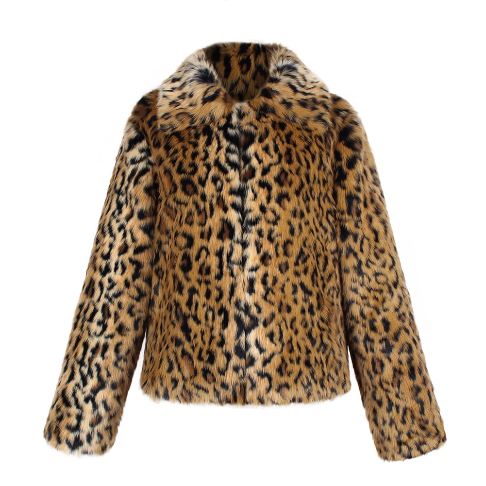 short leopard print jacket