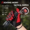 thumbnail image 2 of Linterna táctica KELME High Lumens, paquete de 3 unidades, impermeable, 2 of 8