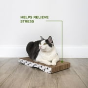 Best Pet Supplies Corrugated Reversible Cardboard Cat Scratcher, Lounger, and Fun Interactive Scratching Boards, Claw Safe, Durable, Natural Recycled Materials, Supports Active Play