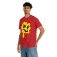 thumbnail image 5 of Splat smiley face emoji  Unisex Heavy Cotton Tee, 5 of 8