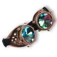 thumbnail image 3 of LELINTA Retro New Colored Diamond Lens SteampuLELINTA goggles Psychedelic Laser Kaleidoscope Glasses Cosplay Rainbow Crystal Glass Lens, 3 of 4