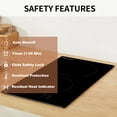 thumbnail image 4 of 12 inch Electric Cooktop, 2 Burner Electric Stove, 220V, 3000W (No Plug), 4 of 7