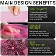 thumbnail image 4 of Pink Anti-Static Zip Bags, 4 Mil Heavy-Duty ESD Protection, 100 Count, 6 x 8 in, 4 of 8