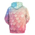 thumbnail image 3 of Colorful Fish Scale Pattern 3d Sweatshirts Hoodie Fashion Casual Personality Men's Women Street Hoodie Pullovers Long Sleeve Comfortable Top, 3 of 6