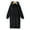 Black, variant on Kiplyki Fall Hoodies for Women Color Long Velvet Loose Long Sleeved Hooded Tops