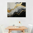 thumbnail image 2 of Shiartex Different Inkwash- Oil Paintings for Wall Decor Black and White Abstract Canvas Wall Art for Living Room, Modern Minimalist Horizontal Wall Art Bedroom Ready to Hang 20x16 Inch, 2 of 3