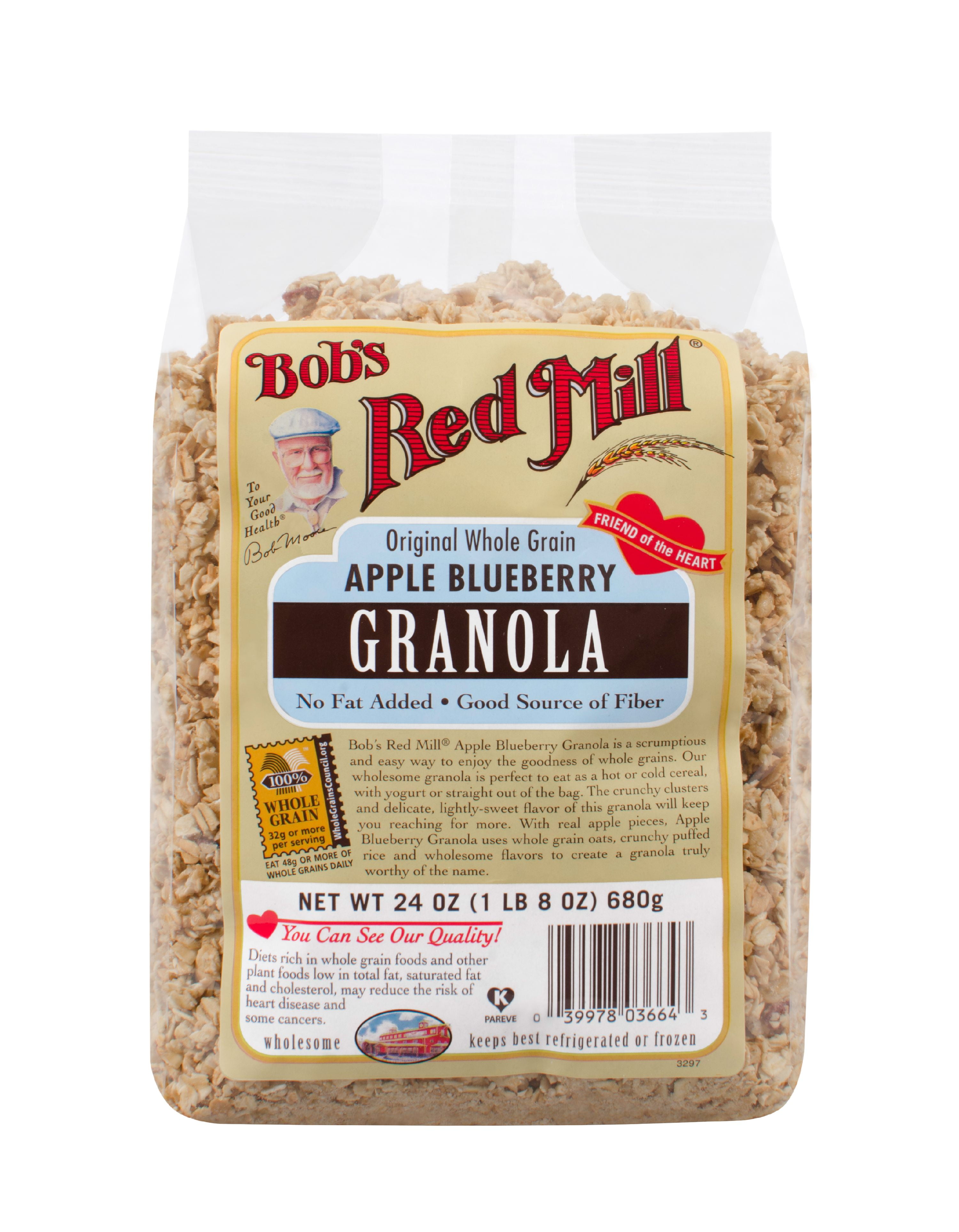 Bobs Red Mill Granola Apple Blue, 24 Oz