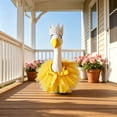 thumbnail image 4 of Summer Gooses Outfit Suitable For 23 Inch Tall Porch Cement Statues Cute Gooses Dress Costumes For Outdoor Summer Decor Does Not Include Geese, 4 of 6