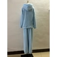 thumbnail image 5 of Maean Plus Size Fleece Lounge Sets for Women Pullover Pjs Fuzzy Sleepwear Pants 2 Piece Pajamas, 5 of 5