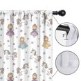 thumbnail image 4 of Blackout Kids Curtains,Princess Unicorn Star Pattern Childrens Insulated Curtains Set Of 2,Bedroom Essentials,Toddler Room Decor 52"x84", 4 of 5