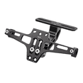thumbnail image 1 of Soporte Placa Universal Para Moto Ajustable Con Luces Led Lab.G, Negro, 1 of 5