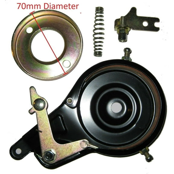 Xuanqin Band Brake Assembly W/ 70mm Black for ROTOR for Mini for Moto Pocket Bike Shredder