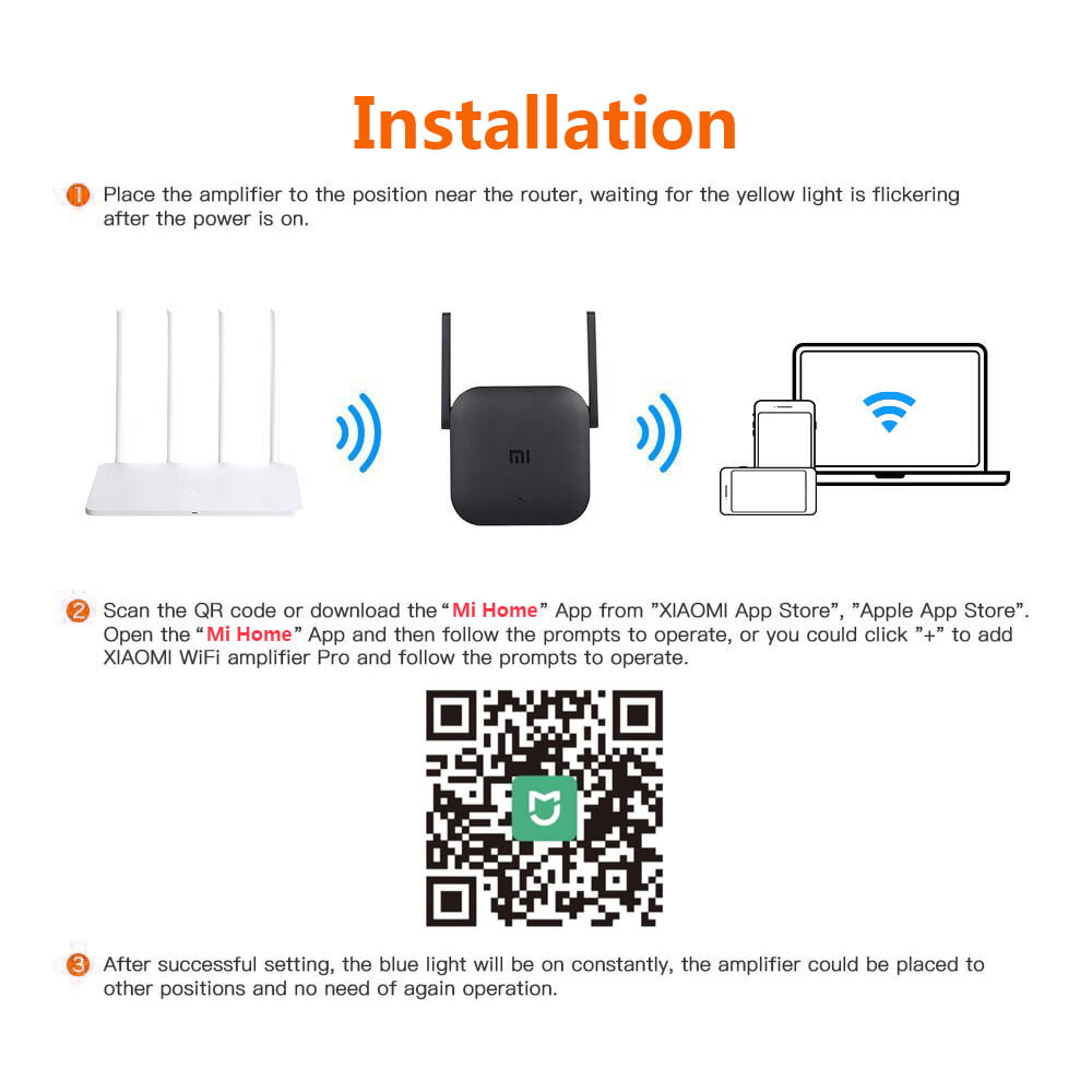 Xiaomi Wifi Amplifier Pro 300Mbps – Amplificateur(26676)