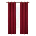 thumbnail image 2 of Thermalogic Weathermate Grommet Curtain Wide Panel Pair 80 x 84 in Burgundy-Color:Burgundy,Material:100% Cotton Face,Material_:100% Acrylic Back,Size:80x84, 2 of 5