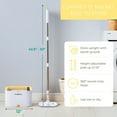 thumbnail image 6 of True & Tidy True Clean Dual Bucket and 2.0 Spin Mop System with Clean Water Separation, Self Cleaning Microfiber Floor Mop for All Surfaces, 6 of 12