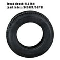 thumbnail image 3 of Pinypikaka 2 Pack ST205/75D14 Trailer Tires 6PR Load Range C 14in Fuel-saving Designed Trailer Tires 205 75 14 for Travel, Camper, Landscape, Cargo, Utility, Boat, Farm, Hauler Trailer, Black, 3 of 6