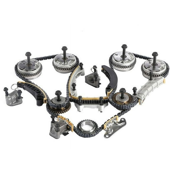 Timing Chain Kit 19 - Compatible with 2007 - 2016 GMC Acadia 3.6L V6 Naturally Aspirated 2008 2009 2010 2011 2012 2013 2014 2015
