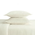thumbnail image 4 of Serta Simply Clean 3-Piece Solid Duvet Set, Off-White, Full/Queen, 4 of 10