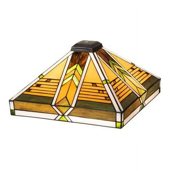 Meyda 135223 17 in. Square Abilene Wall Lamp Shade