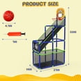 thumbnail image 5 of Lenbar Kids Basketball Arcade Game, Adjustable 36–50in Toddler Hoop with Ball Return & Storage Net, Toy for Boys Girls Age 3–6, 5 of 10