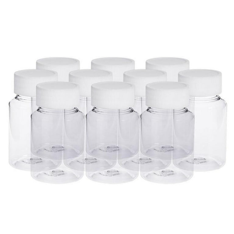 20Pcs 5ml Plastic Bottle Vials Medicine Pill Liquid Storage Conta.l8