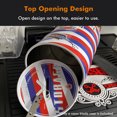 thumbnail image 3 of Razor Blade Box Metal Color-blocking Blade Storage Case for Hair Salon Holding Used Safety Razor Blades Keeping Countertop Clean & Tidy, 3 of 8