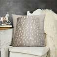 thumbnail image 2 of YINGXI Pillow Covers, Brown White Faux Animal Print Decorative Throw Pillow Cases Neutral Cushion Covers Modern Decoration Gift Farmhouse Sofa Couch Bed Decor 12x12in, 2 of 5