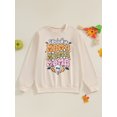 thumbnail image 4 of Mommy and Me Halloween Sweatshirts Long Sleeve Funny Letter Print Pullover Sweater Tops Family Matching Outfits, 4 of 9