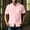 Pink#36, variant on Evdexr Cowboy T-Shirts Men Western Pearl Snap Shirt Chest Pocket Short Sleeve Hawaiian Shirts 2025 Collared Cotton Button Down Big and Tall Tees Blue 3XL