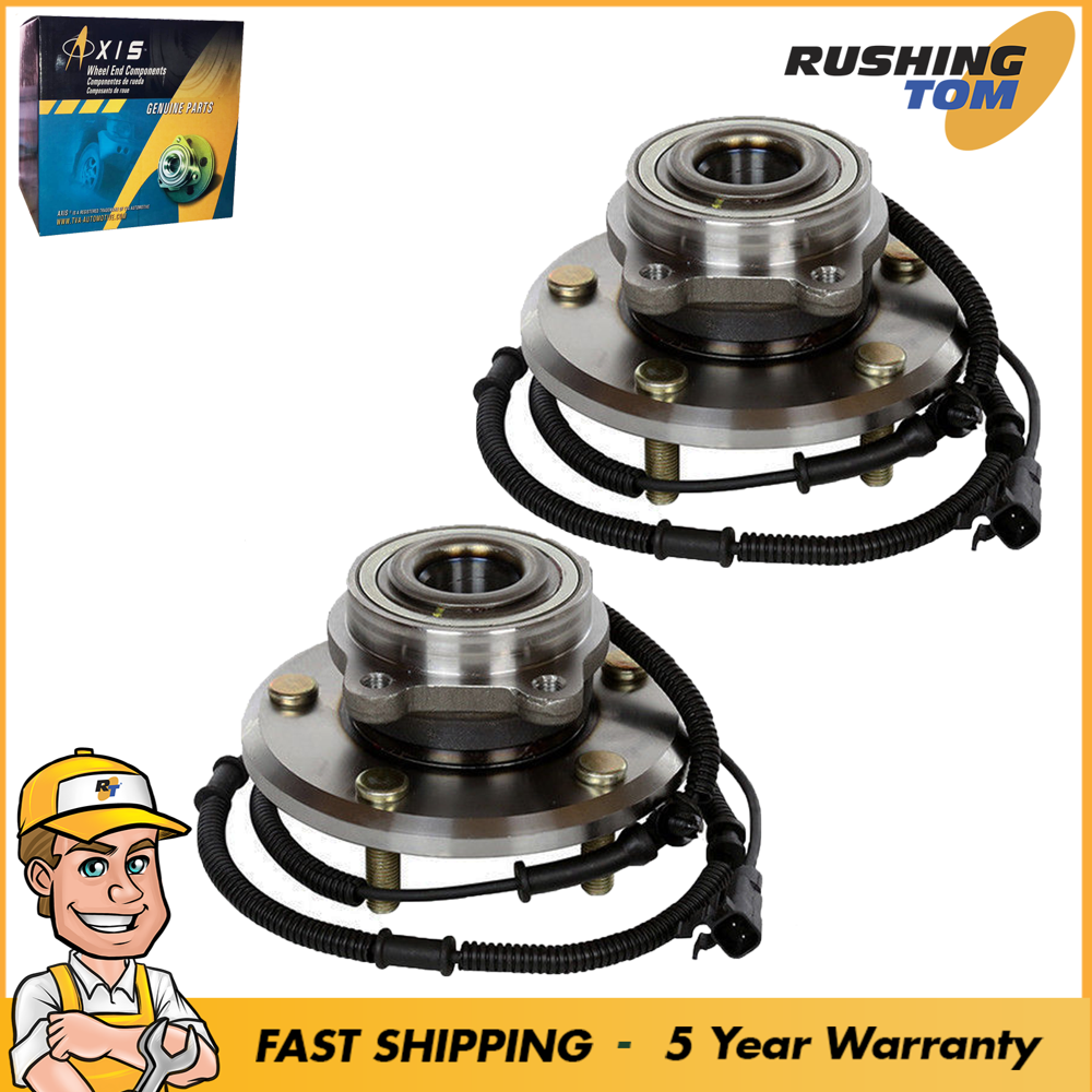 2 Rear Wheel Bearing and Hub Pair for 20082012 Grand Caravan Town