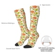 thumbnail image 6 of Fotbe Rose Daisy print Women's Men's Novelty Crew Socks Cotton Socks Knee High Socks for Walking,Running,Nurses,Pregnancy, 6 of 8
