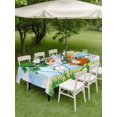 thumbnail image 3 of St. Patrick's Day Outdoor Tablecloth - 60x120 Inch Rectangle Dining Table Cover, Lucky Gnomes Shamrock Leaves Flower Rainbow Waterproof Outdoor Table Cloth with Umbrella Hole & Zipper for Patio, 3 of 7
