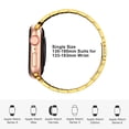 thumbnail image 4 of LGSY Metal Bands Compatible with Apple Watch Band 38mm 40mm Women Men Stainless Steel Strap for iWatch Series 6 5 4 3 2 1 SE Gold, 4 of 8