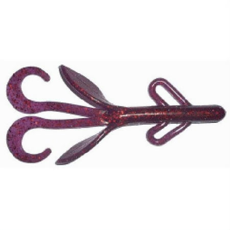 Big Bite Baits 6 Creature Bait Lure Pack of 8 Black Grape Emerald