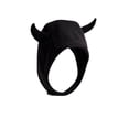 thumbnail image 2 of Gorro de fiesta con orejas de diablo para Halloween, disfraz de mago para cosplay, 2 of 3