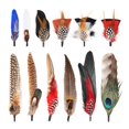 thumbnail image 4 of Disfraz de sombrero de plumas de vaquero para sombrero Fedora, 4 of 10
