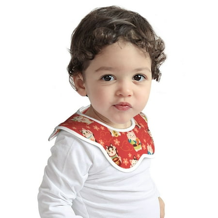 

Haiem ROMASA Muslin Baby Bibs Cotton Baby Bandana Drool Bibs for Child Absorbent Newborns Infant Burp Cloths for Teething Drooling(Japanese Maneki Cats )